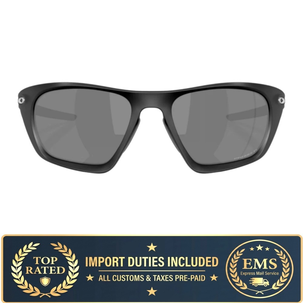 Oakley Lateralis Matte Black Frame Prizm Black Polarized Lenses High Bridge Fit