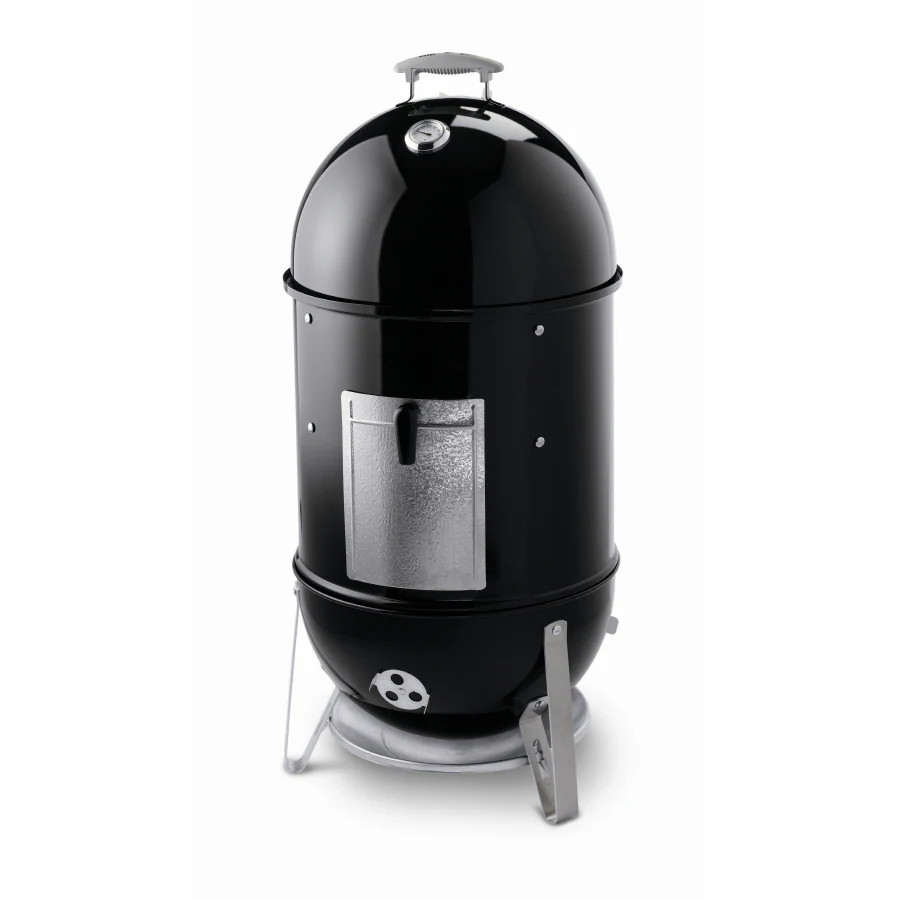 Weber 18-in Smokey Mountain Cooker 481-Sq. in Black Porcelain-Enamel Vert|119158