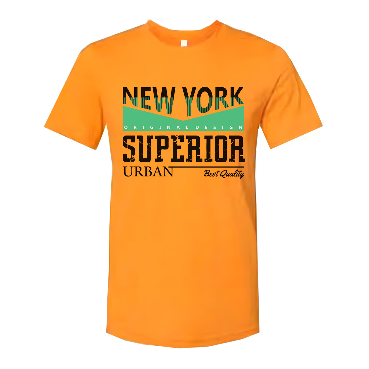 New York Superior Urban Graphic Tee With Original Design For Unisex Short Sleeve