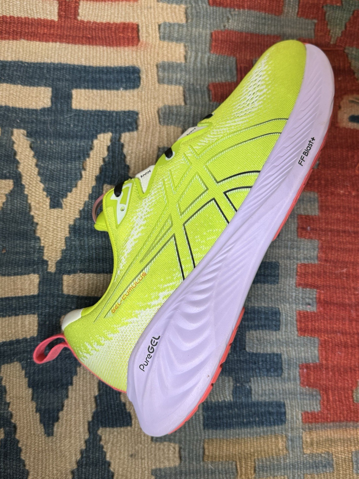 ASICS Gel Cumulus 25 ‘Lime Zest’ Men’s Size 11.5 1011B621300 Running Shoes