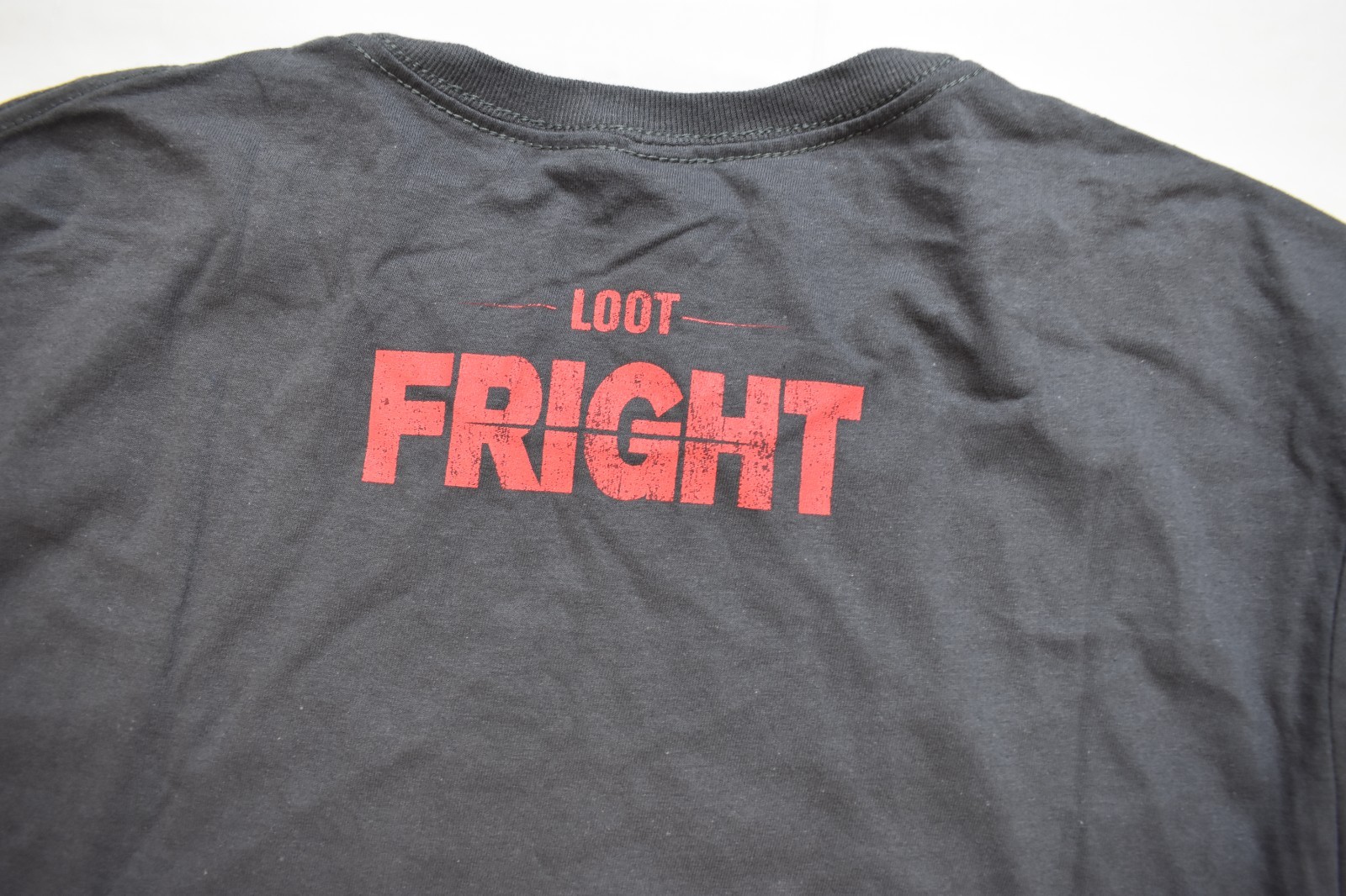 Loot Crate Mens Loot Fright Screeching Cat Charcoal Shirt New Medium