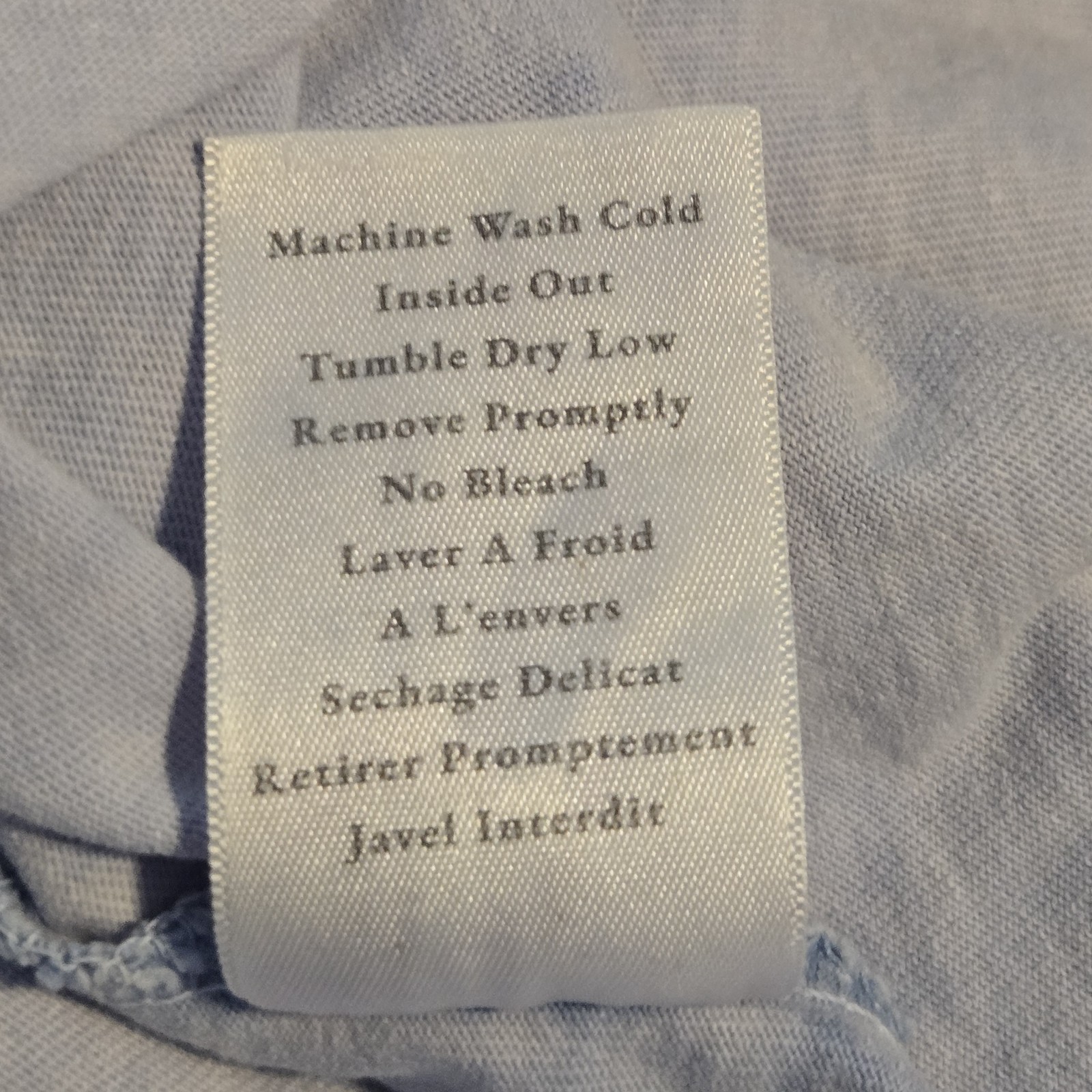 Frank & Eileen Womens Mineral Blue Short Sleeve Perfect Theo Tee Shirt Medium
