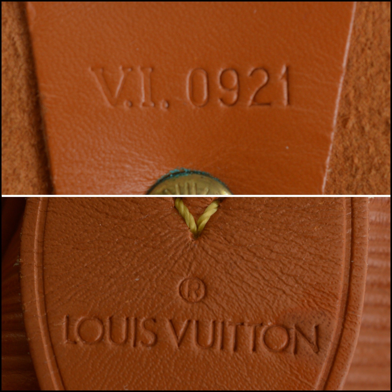 RDC15024 LOUIS VUITTON ’91 Gold Tan Brown Epi Keepall 50 Travel Bag