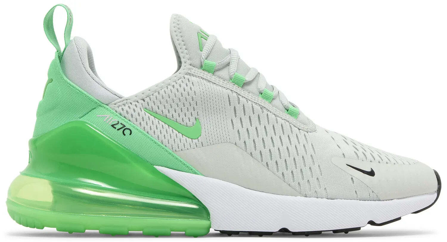[AH8050-027] Mens Nike AIR MAX 270 ‘LIGHT SILVER GREEN SHOCK’