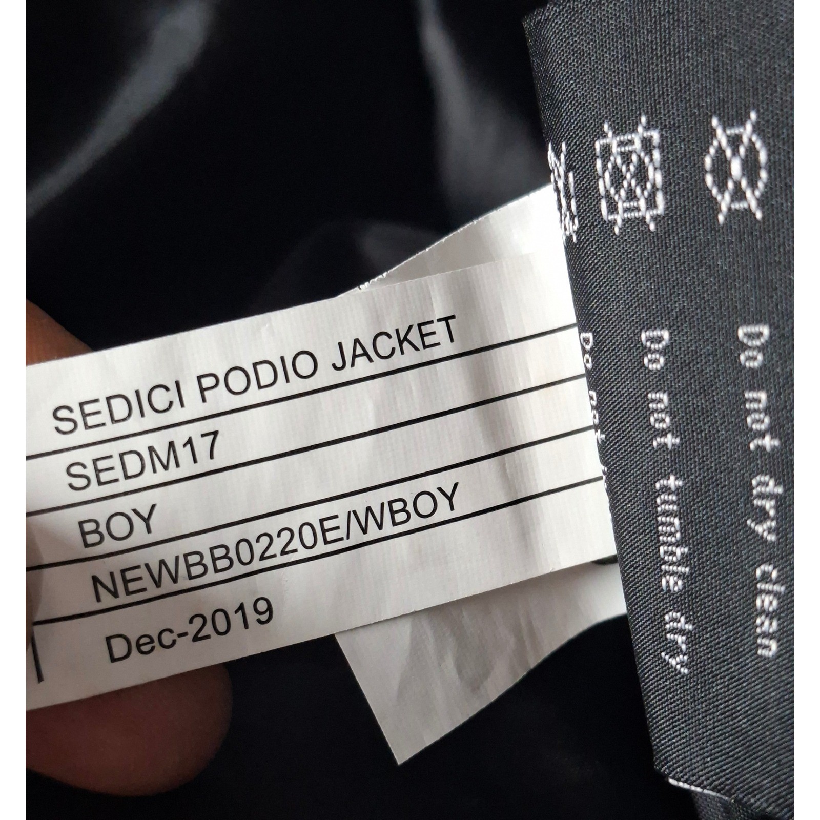 Sedici Podio SEDM17 Motorcycle Jacket Mens 2XL Black Armored Mesh Liner
