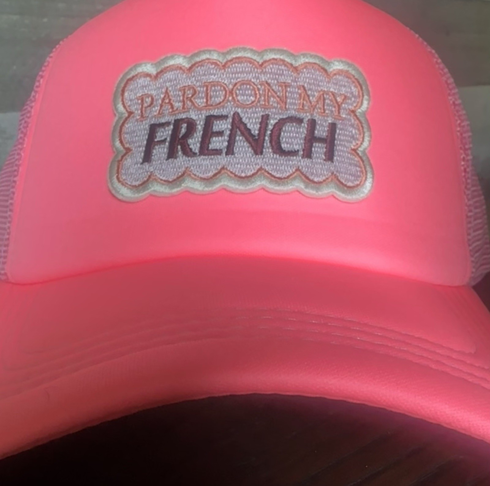PINK Funny Quote Retro Hat Foam Mesh Baseball Cap Snapback Hats Caps Funny NEW