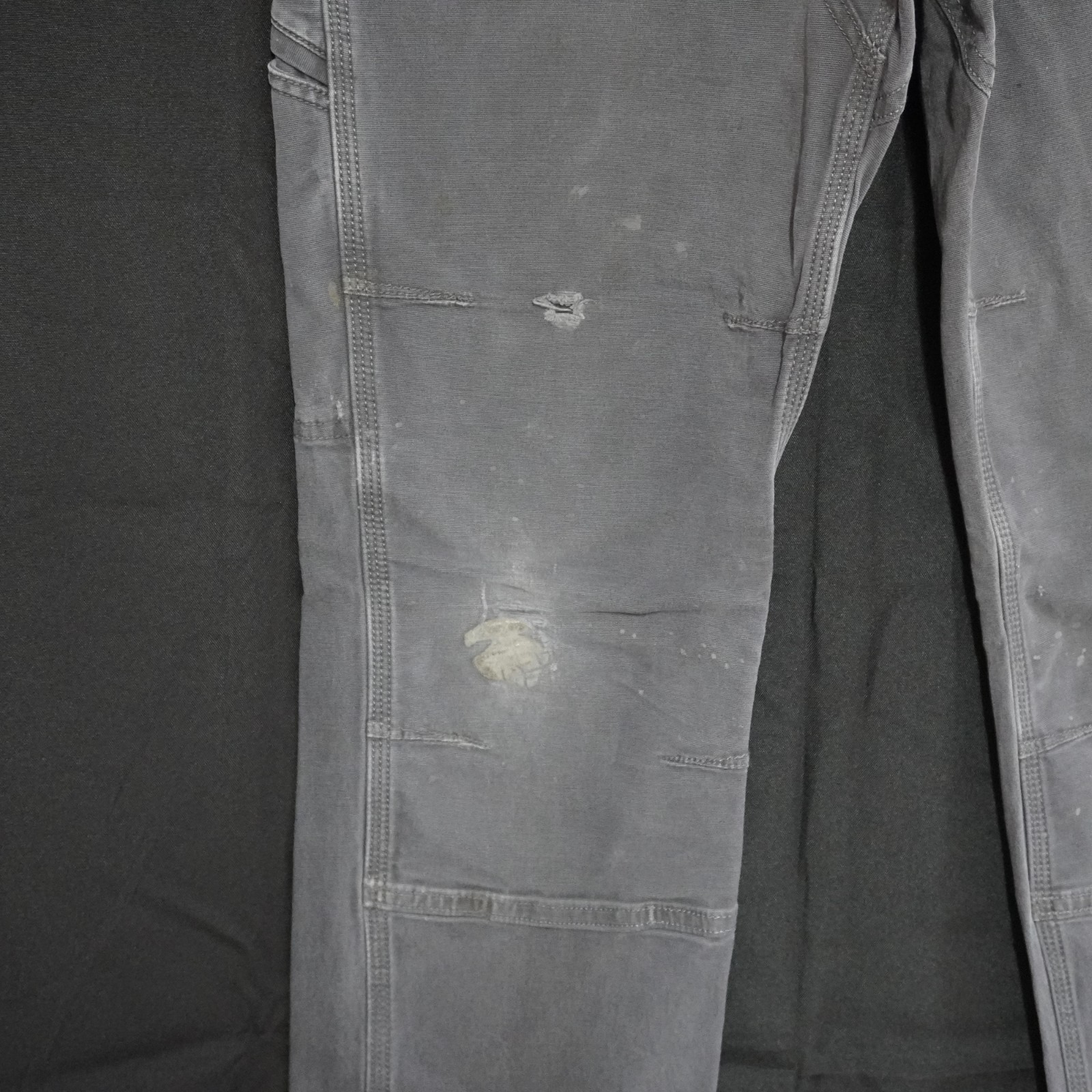 Carhartt 102802 Rugged Flex Rigby Double Front Pants Men 31×30 Shadow Grey Stret