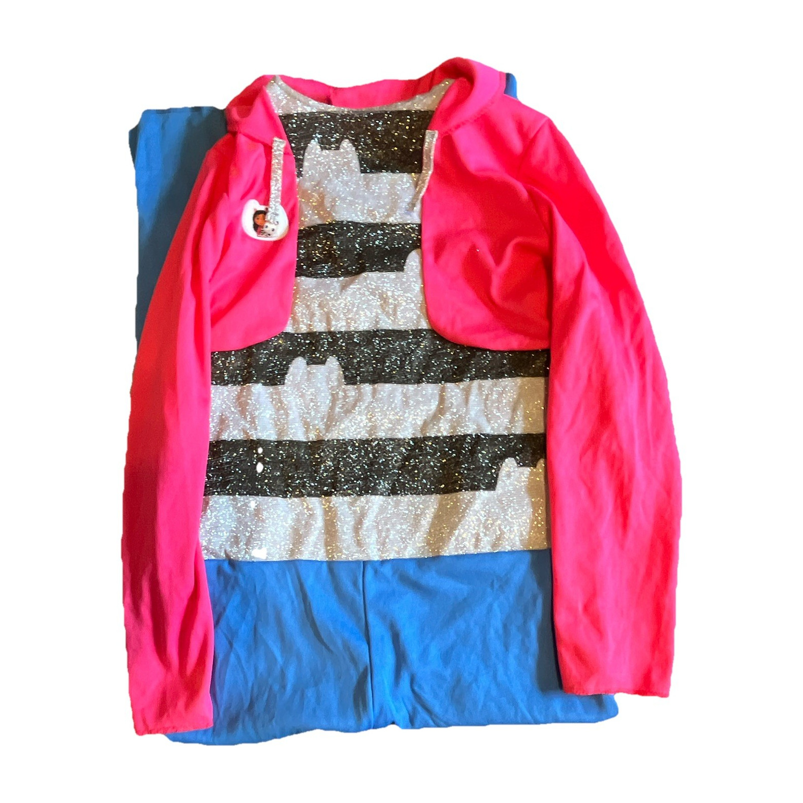 Gabby’s Dollhouse Girls 2pc Top & Leggings Set 7/8 Long Sleeve Sequin