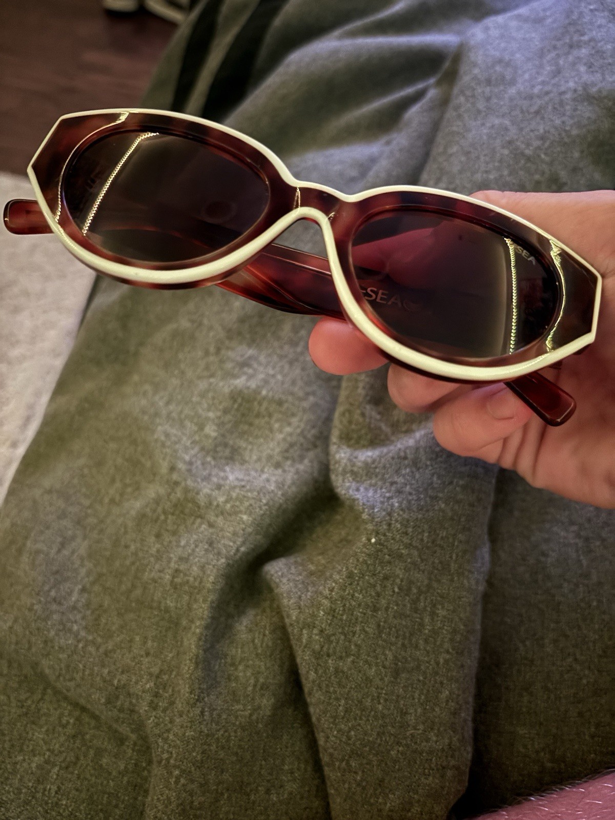 I-SEA SUKI Cat Eye Tortoise Shell Sunglasses Brown Tinted Lenses Women