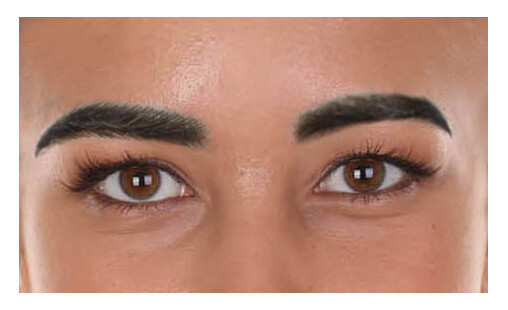 Unisex Fake Human Hair Self Adhesive Bushy Eyebrows | Novelty False Facial Hair