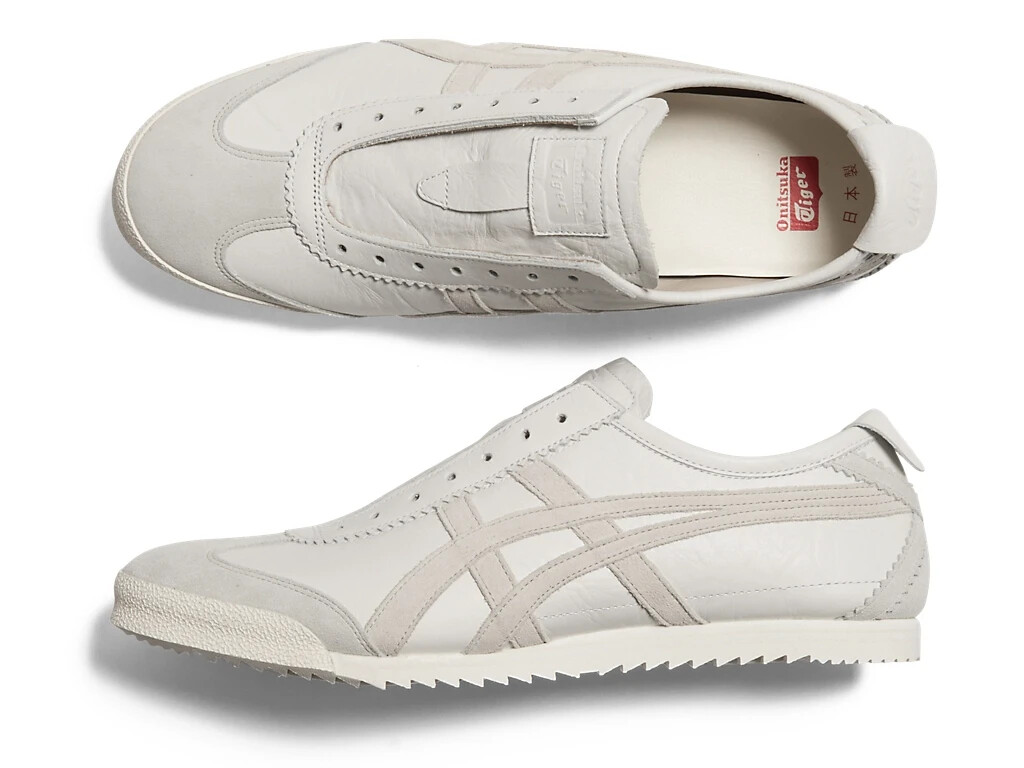Onitsuka Tiger Mexico 66 Slip-On White Casual Shoes Brand New With Box