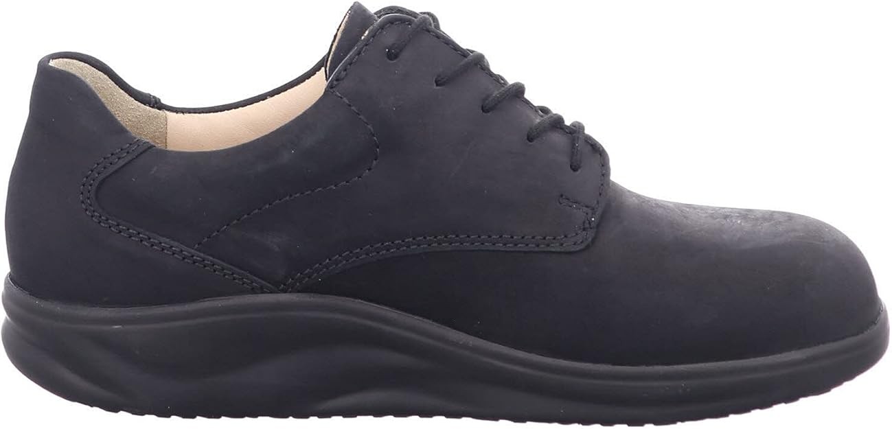 FINN COMFORT FINNAMIC PRETORIA SOFT LEATHER SHOES REMOVABLE INSOLE BLACK ROCKER