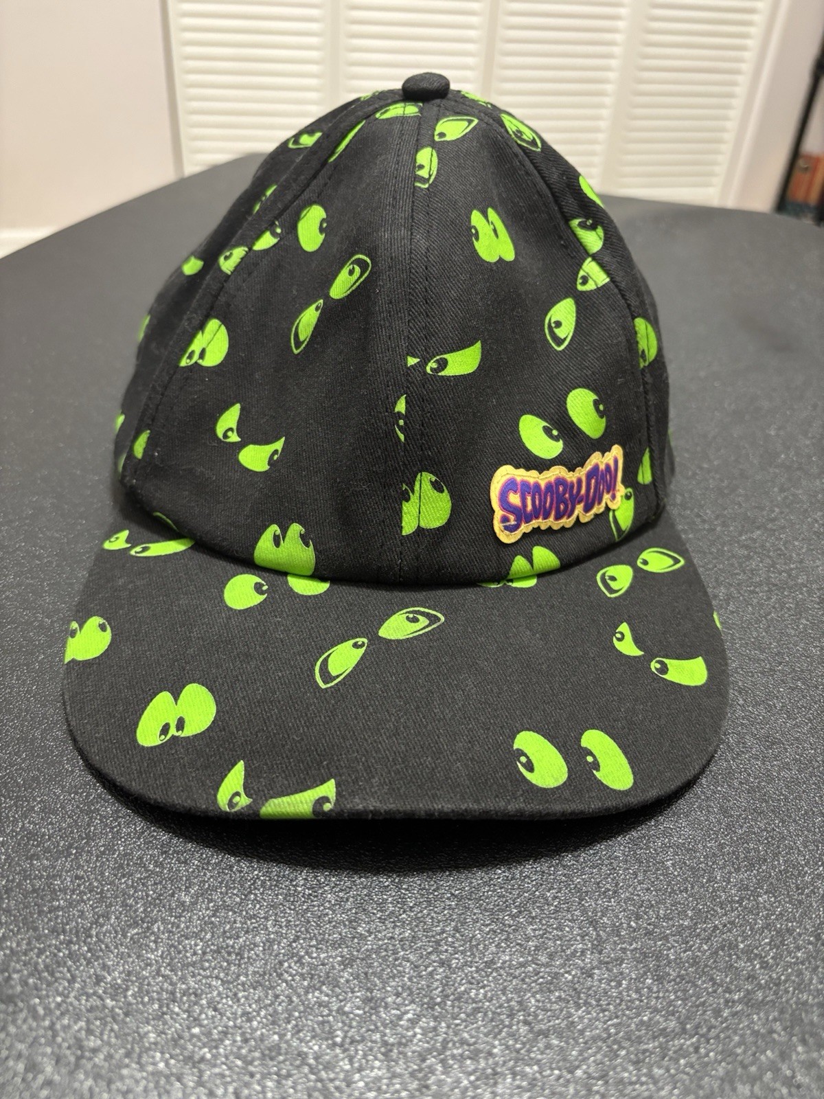 Rare Scooby-Doo Glow In The Dark Eyes Hat Baseball Cap Cartoon Network Snapback