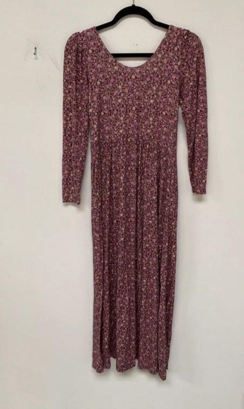 LoveShackFancy Poeta Floral Dress – Size P Long Sleeve Boho Cottagecore Portugal