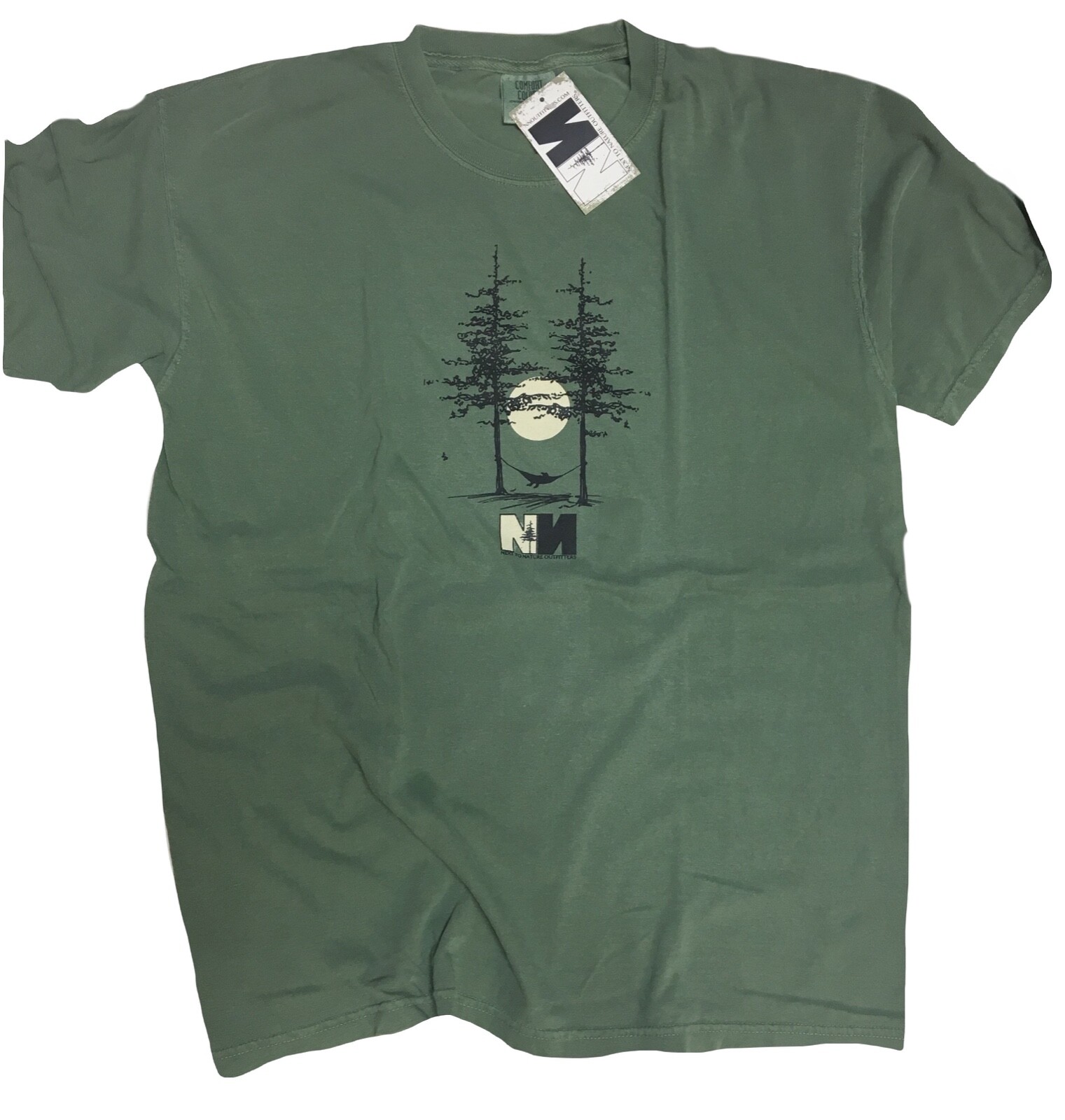 Next To Nature Outfitters Brand T-Shirt Hammock Life Good Hike Outdoors Camp
