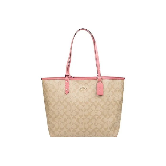 COACH Reversible City Tote 33 Tote Shopping Shoulder Bag Women’s 13×6.3×11.4 in