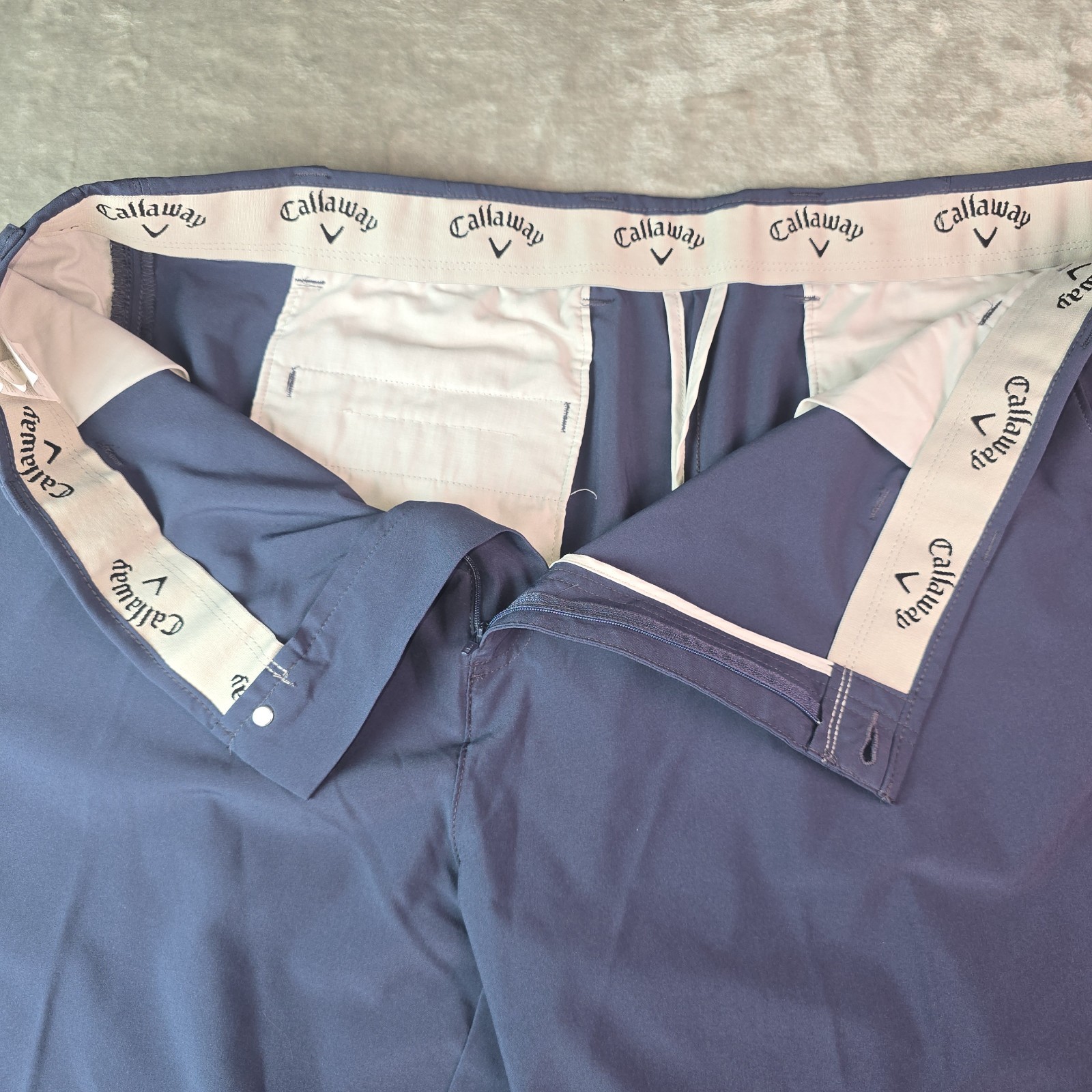 Callaway Golf Shorts Blue Polyester Elastane RN37763 Mens Size 46B