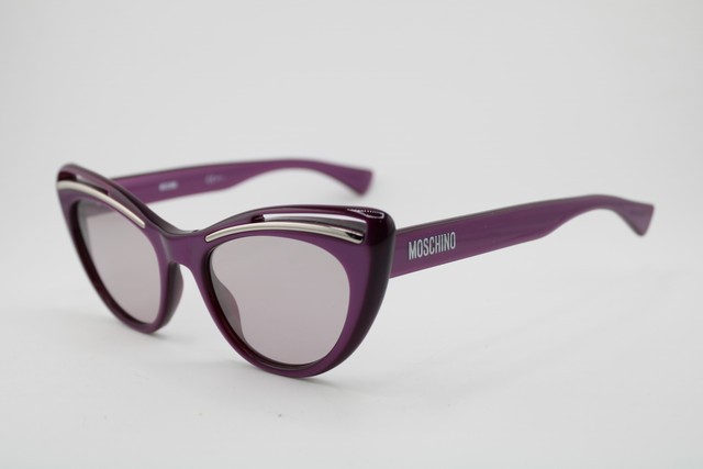 NEW MOSCHINO MOS036/S B3V2S PURPLE AUTHENTIC SUNGLASSES 51-20