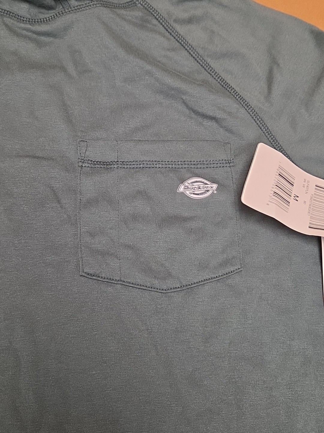 NWT Dickies Cooling Temp-IQ Performance Workwear Hooded Sun Shirt Medium Green