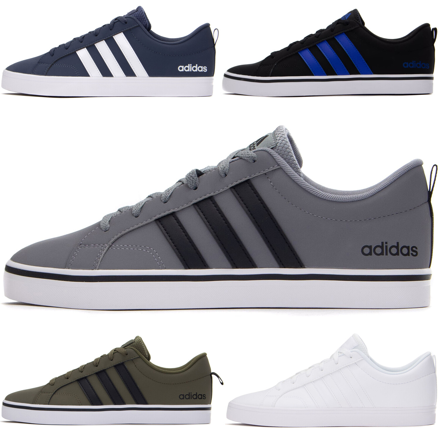 adidas VS Pace 2.0 Classics 3-Stripes Men’s Lifestyle Sneakers Trainers Shoes