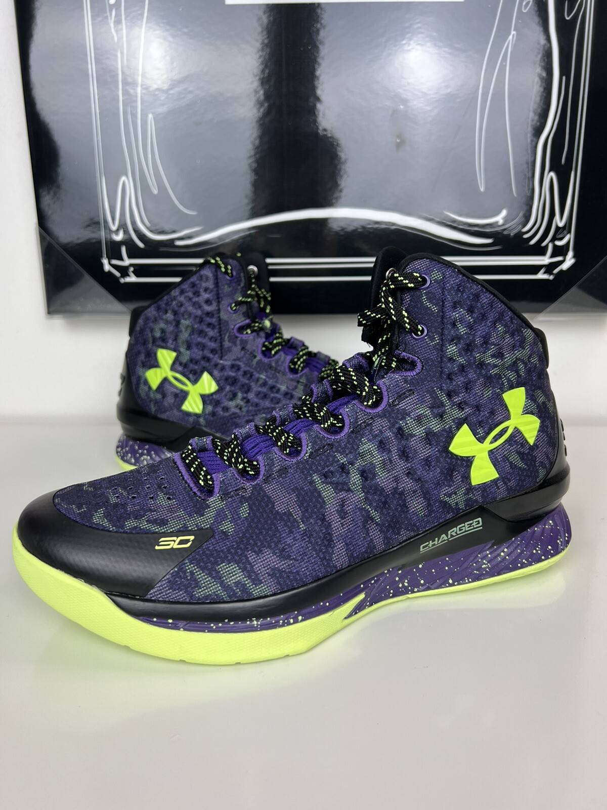 Under Armour Curry 1 “Dark Matter” MVP All Stars 3026049-001 Men’s Sz 8.5 / W 10