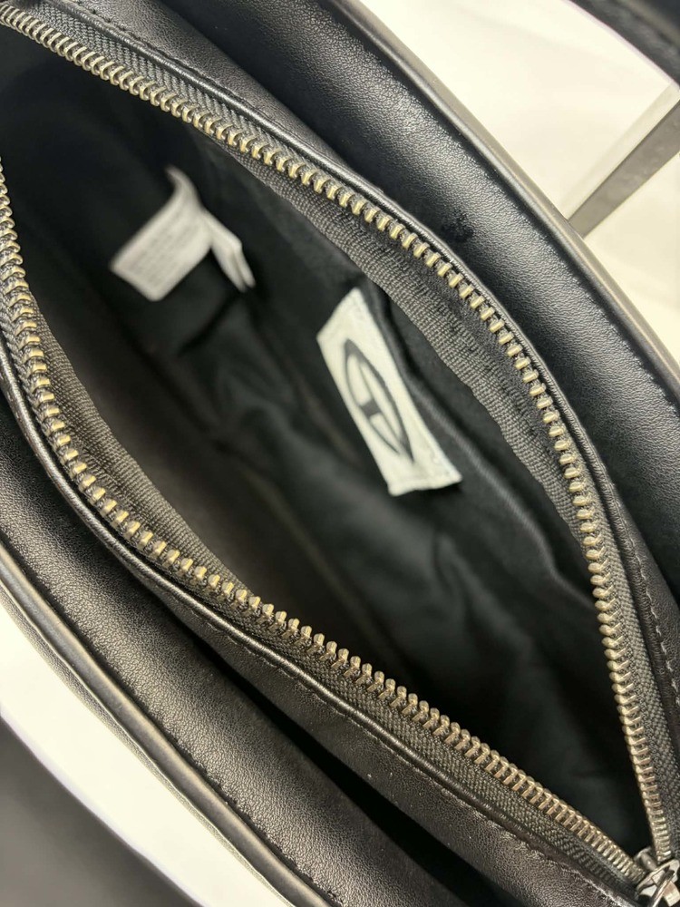 Telfar Circle Bag black Round Crossbody Unisex Leather Logo SPB JA-363887
