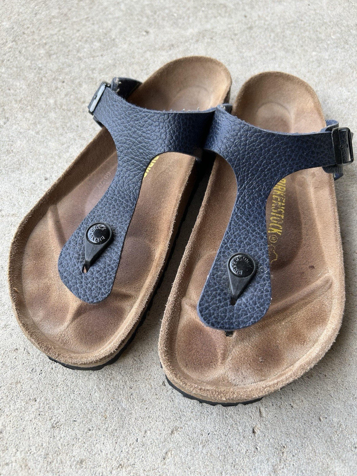 Birkenstock Gizeh Navy Blue Sandals Size EU 39 / 8-8.5 Women’s US