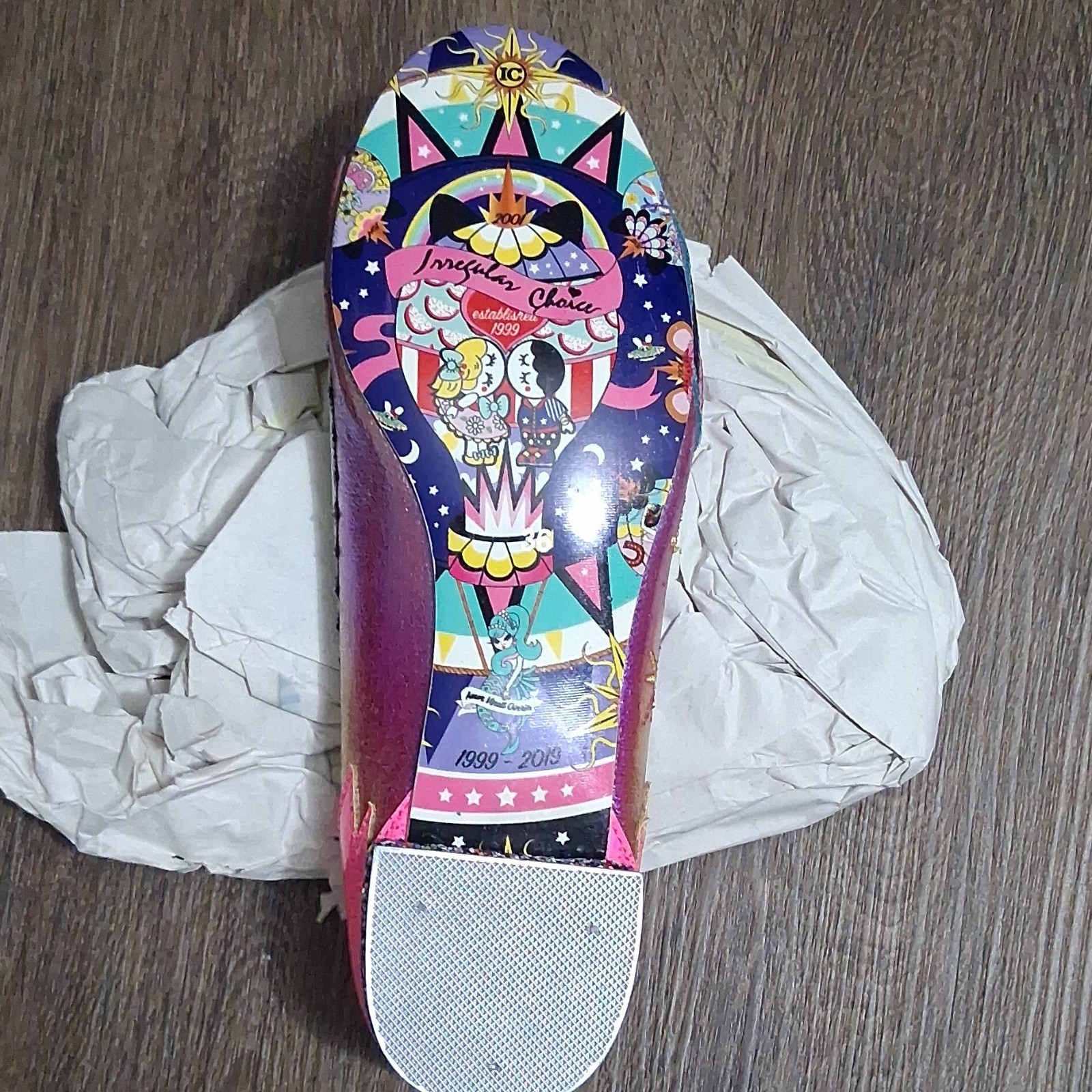 Irregular Choice“We Come In Peace Pouch with matching shoes (flats)
