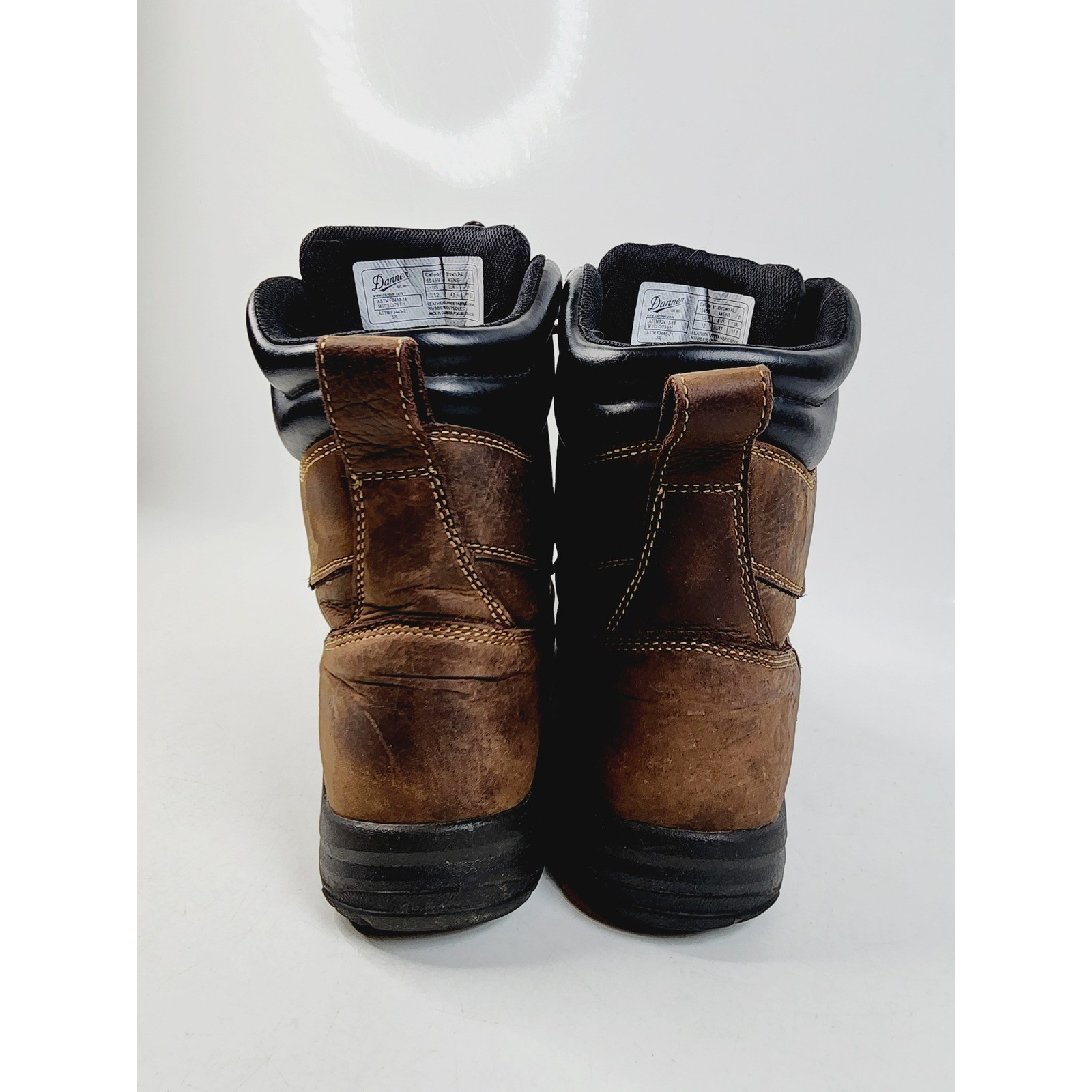 Danner Caliper 8″ Brown Alloy Toe Work Boots Mens US 12 EH ASTM Leather