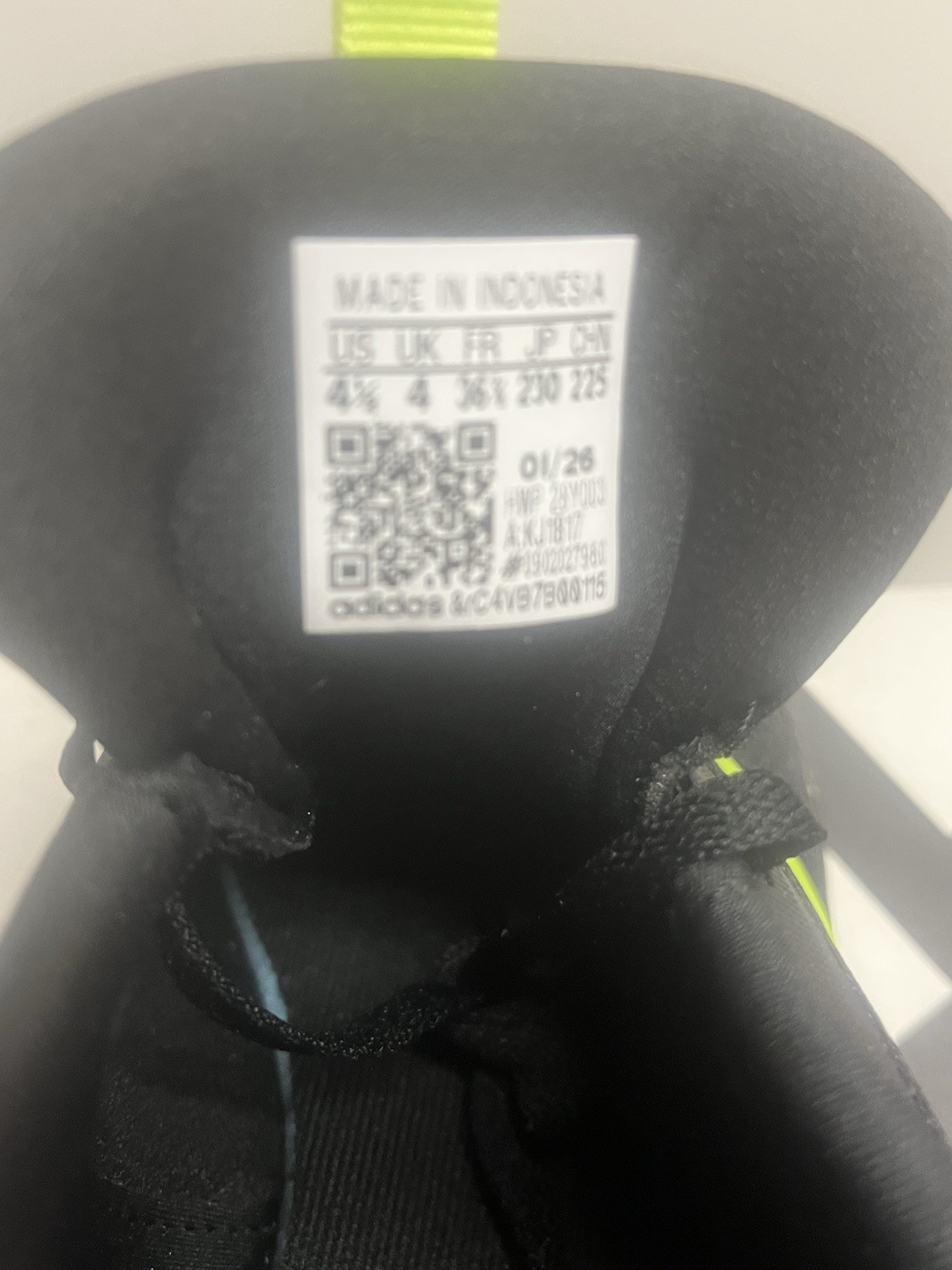 adidas X_PLRPATH KJ1817 Breathable Mesh Low Top Lace-Up Sneaker Black/Green