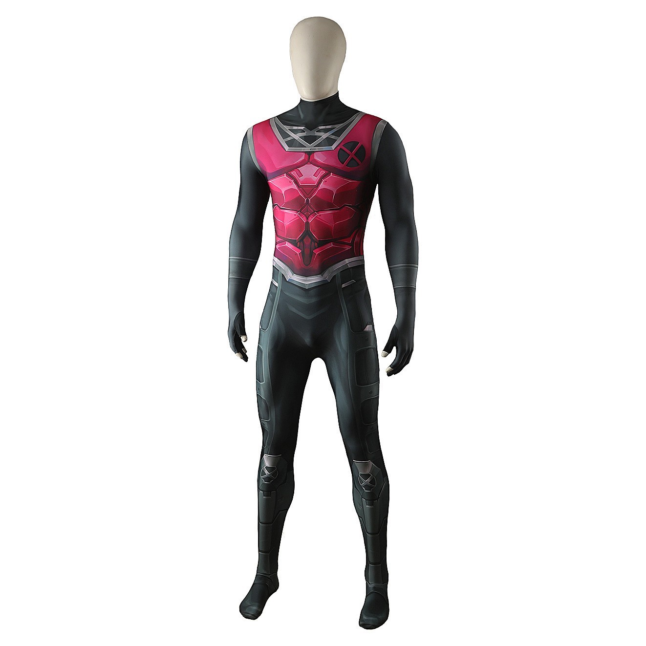 The Gambit Jumpsuit Remy Etienne LeBeau Cosplay Costume Superhero Suit Halloween