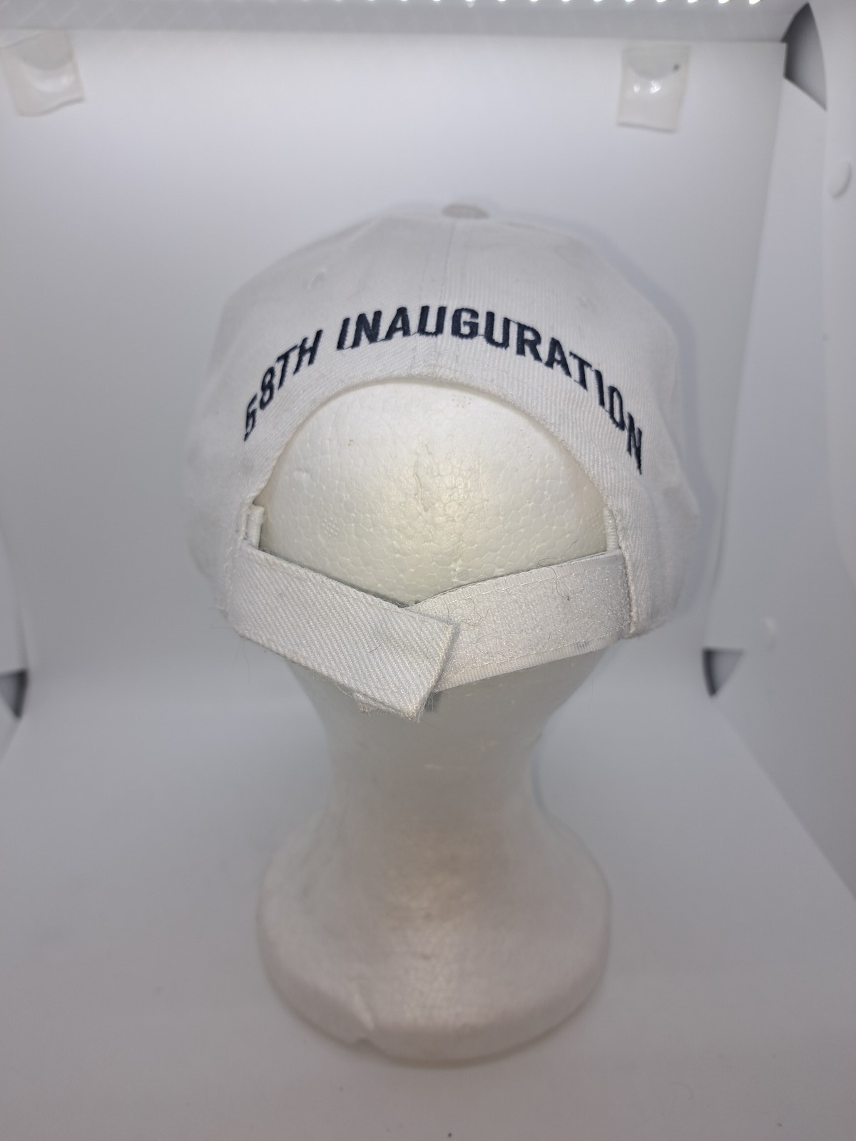 Trump Hat Kipa Baseball Cap Men’s One Size White 45th President 58th