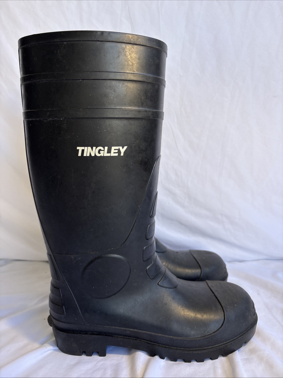 Tingley Pilot Comp Toe – Mens Rubber Boots – Black Size 8