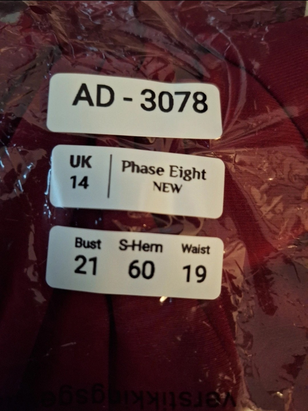 Phase Eight Dress Size 14 UK Red Beaded Wedding Cruise Races Prom-ball NewWT