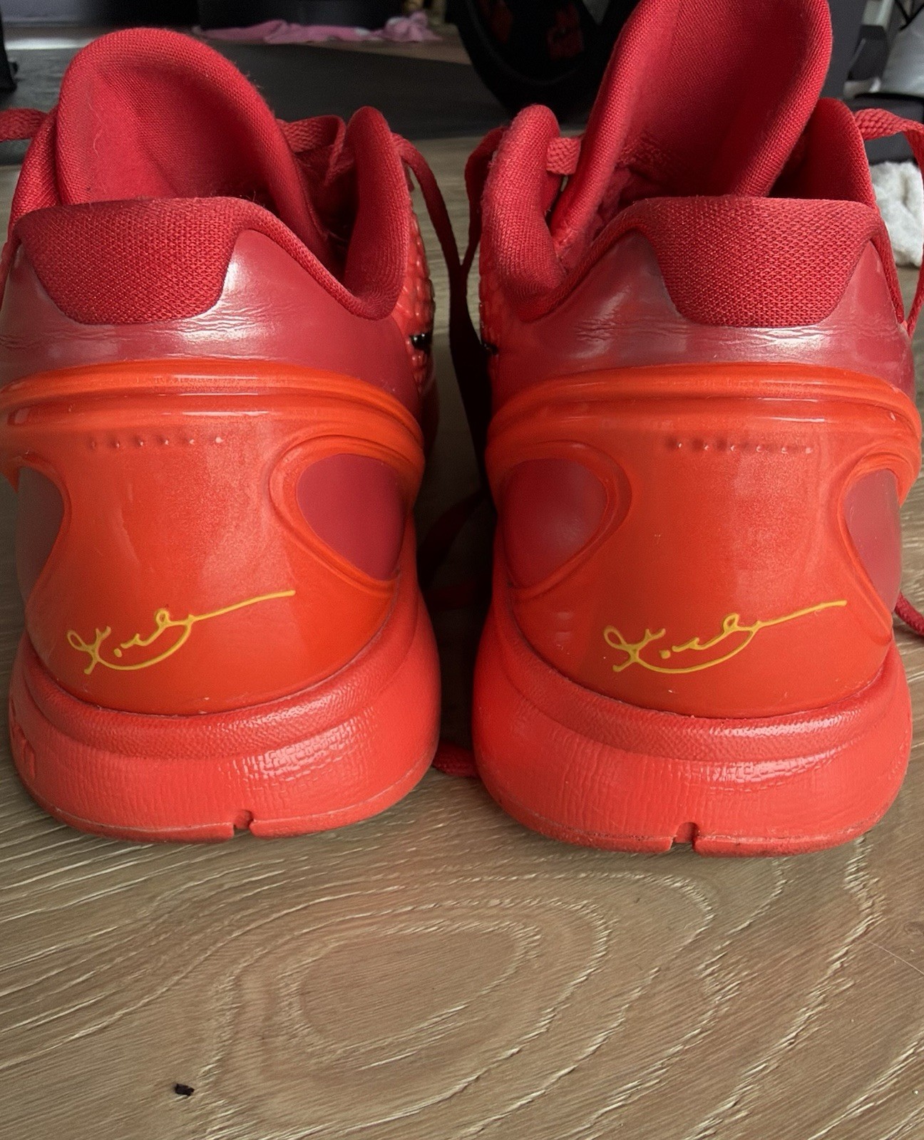 Nike Kobe 6 Protro Reverse Grinch FV4921-600 Men’s Size 12 Red Basketball Shoes
