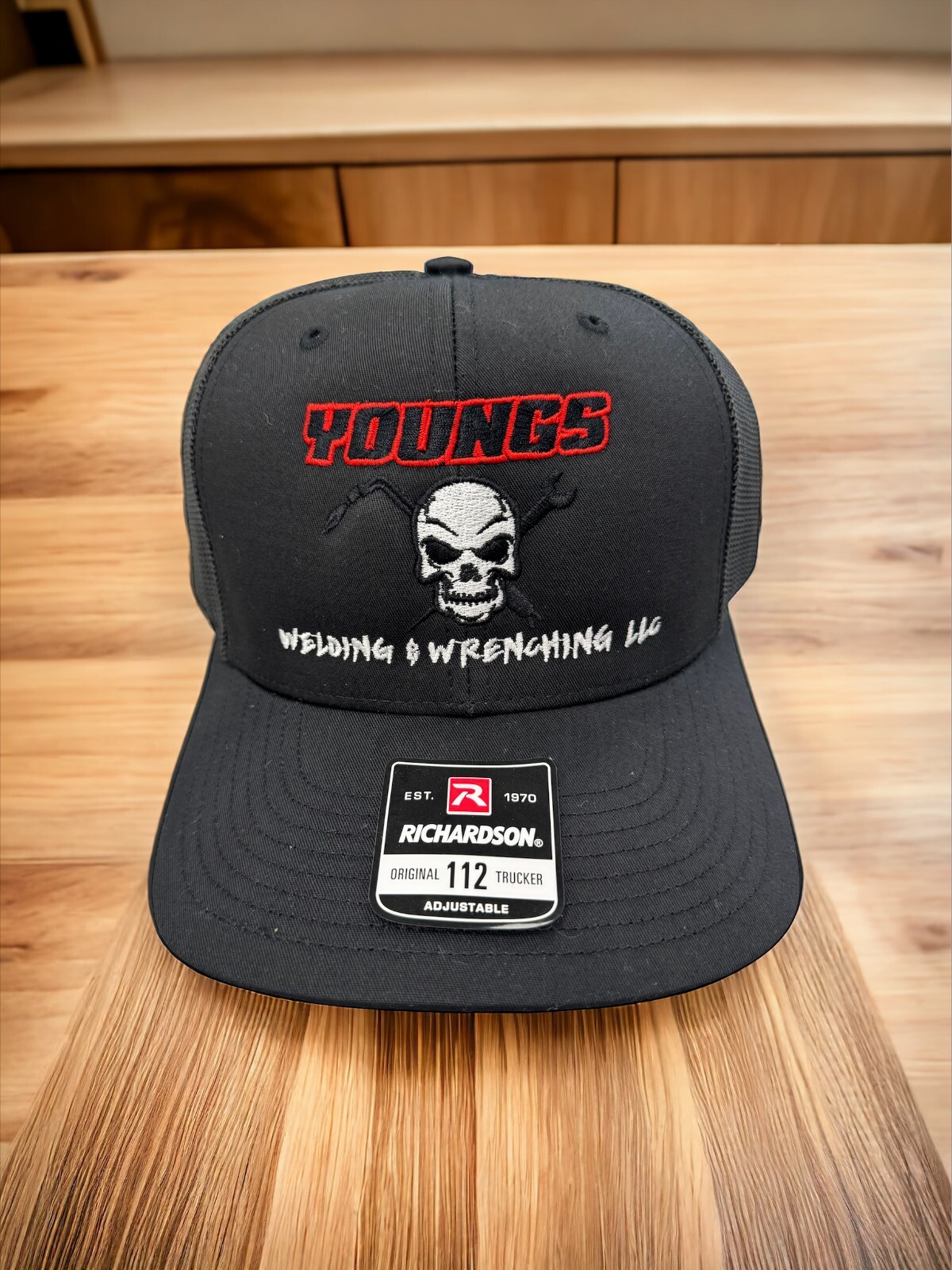 Ink Stitch Richardson 112 Custom Logo Texts Stitching Logo TextsTrucker Caps
