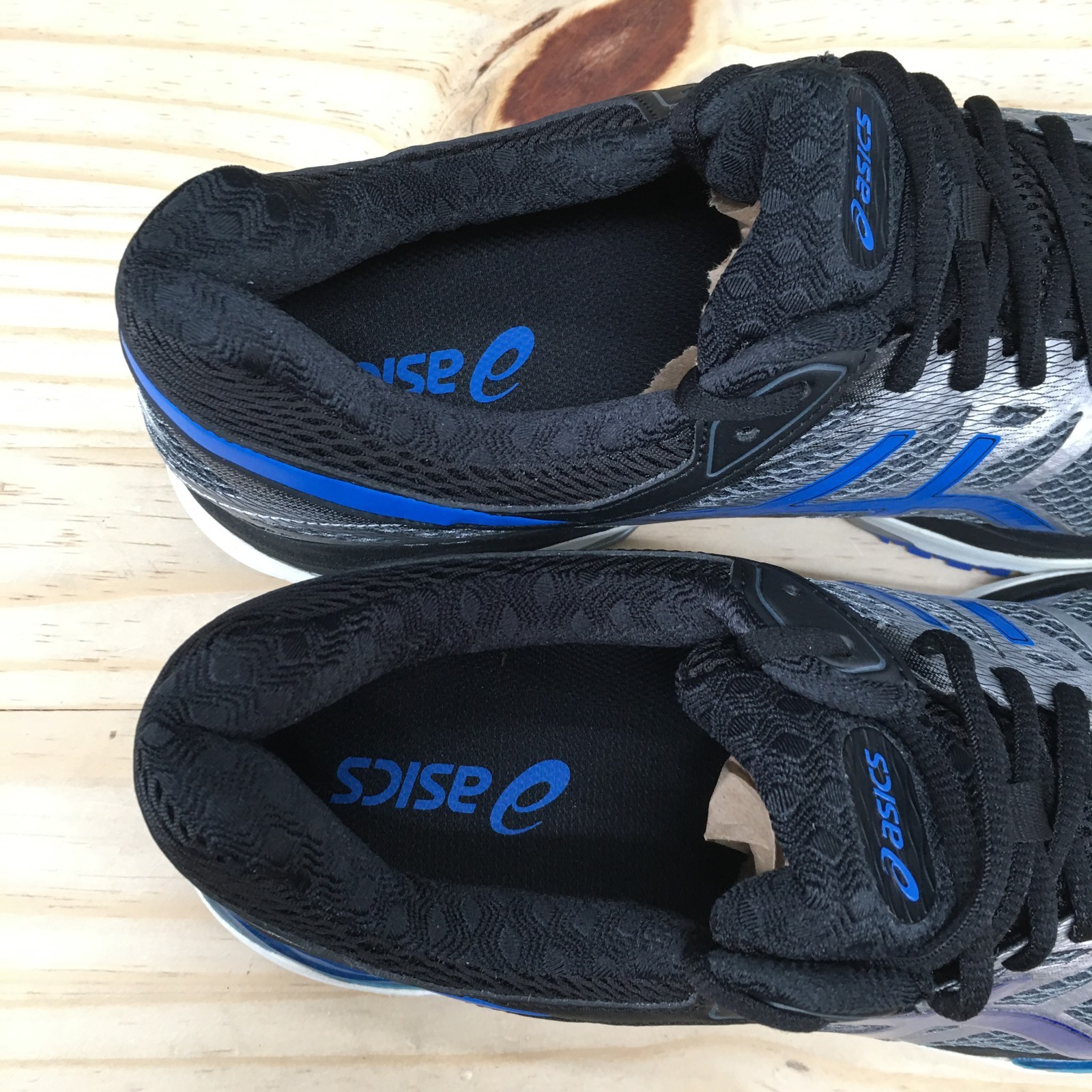 Asics Gel-Cumulus 17 Running Shoes Mens 11.5 Low Sneakers Lace Up Blue Black NEW