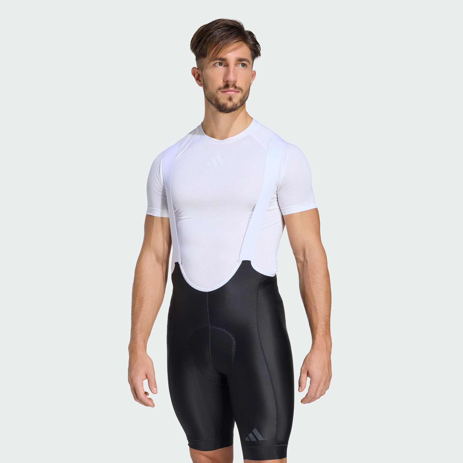adidas men ESSENTIALS PADDED CYCLING BIB SHORTS