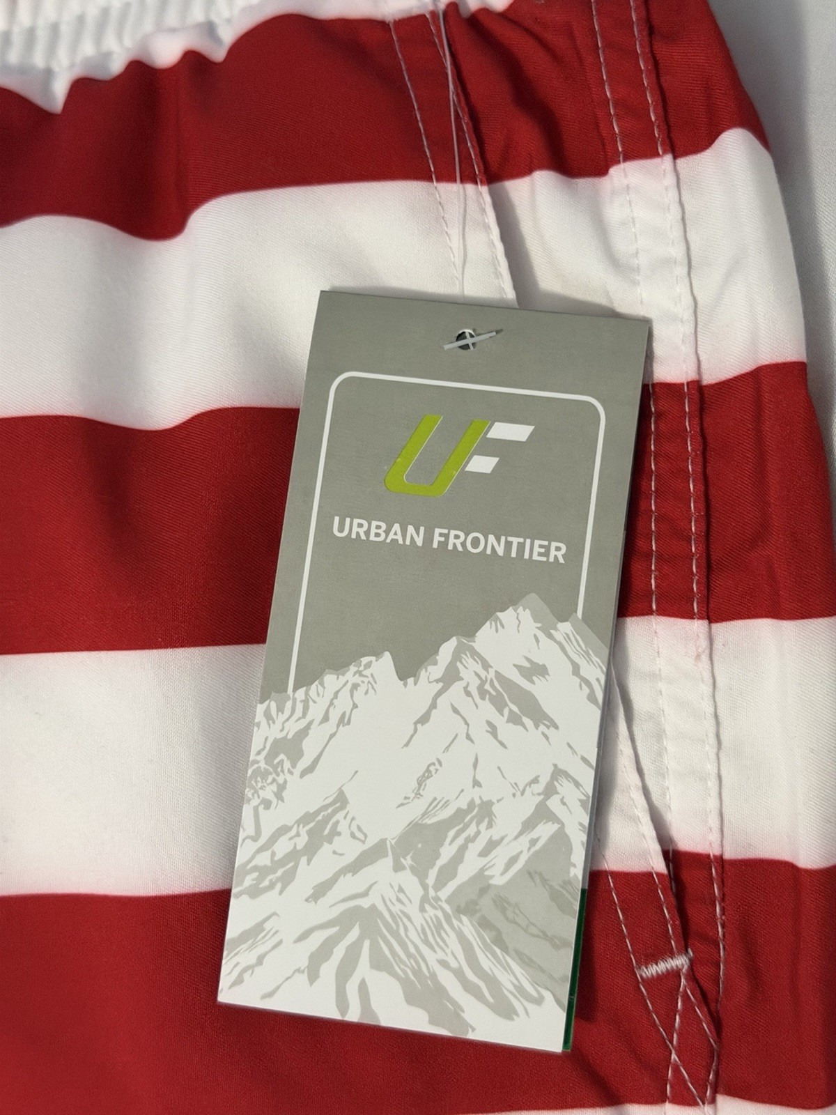 Urban Frontier Men’s Swim Shorts USA American Flag Pattern M L XL XXL