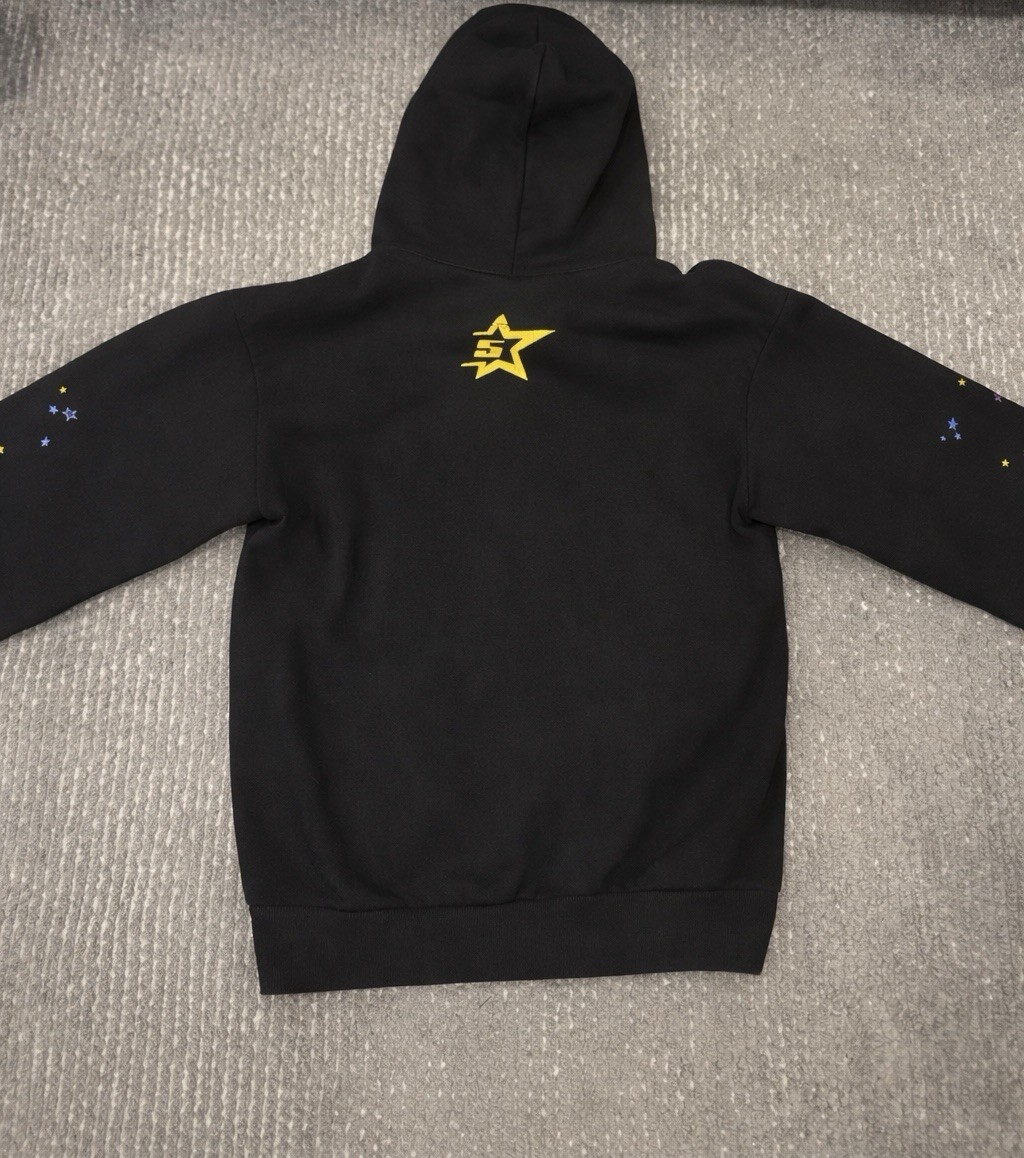 P*nk ‘Nevermind the Spider’ Web Graphic Hoodie – Black –Men’s Medium – Authentic