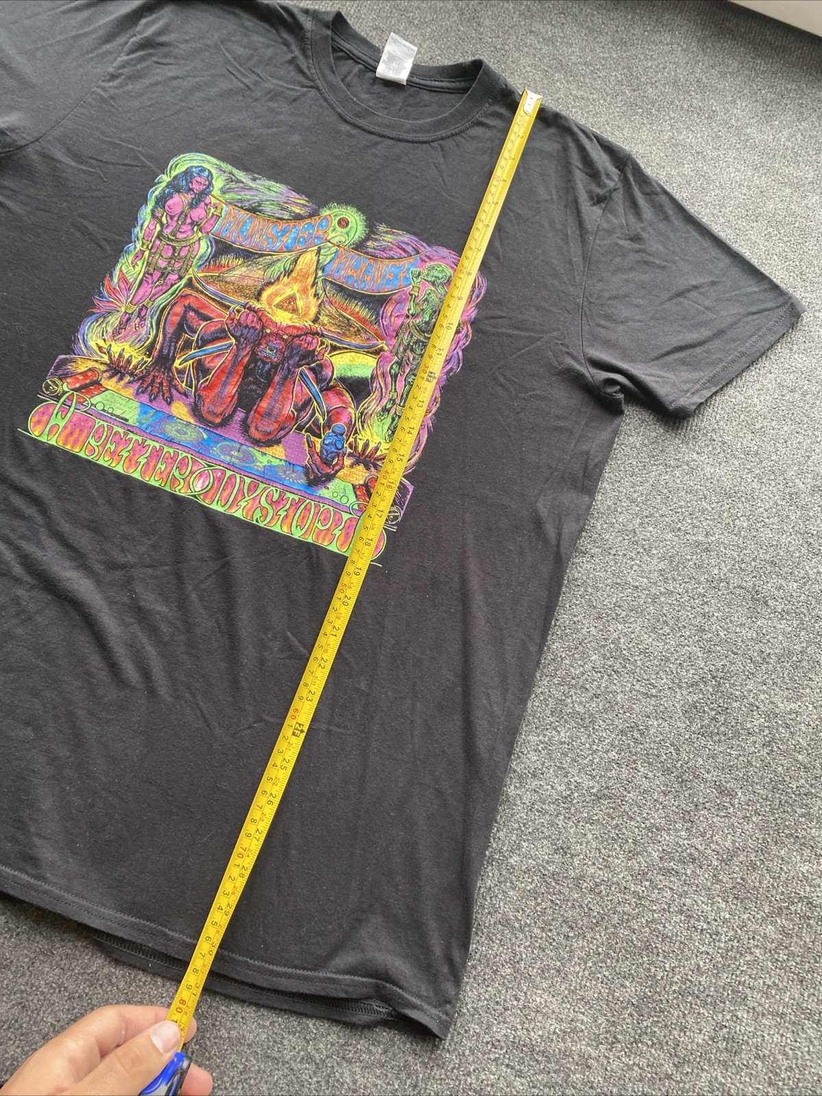 2021 Monster Magnet A Better Dystopia Band Tour Art Black Shirt Mens Xl Rare