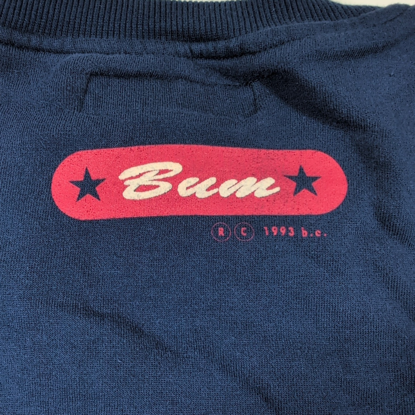 Vintage With Tags 1993 BUM Equipment Crewneck Sweatshirt Adult XL Blue Pullover
