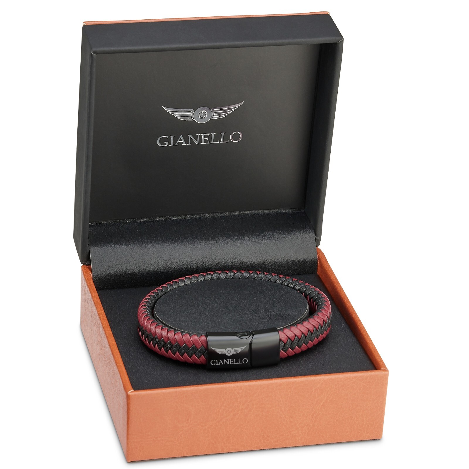 Gianello Handmade Men’s Rope Twist Bracelet (Large-8.5 inch)