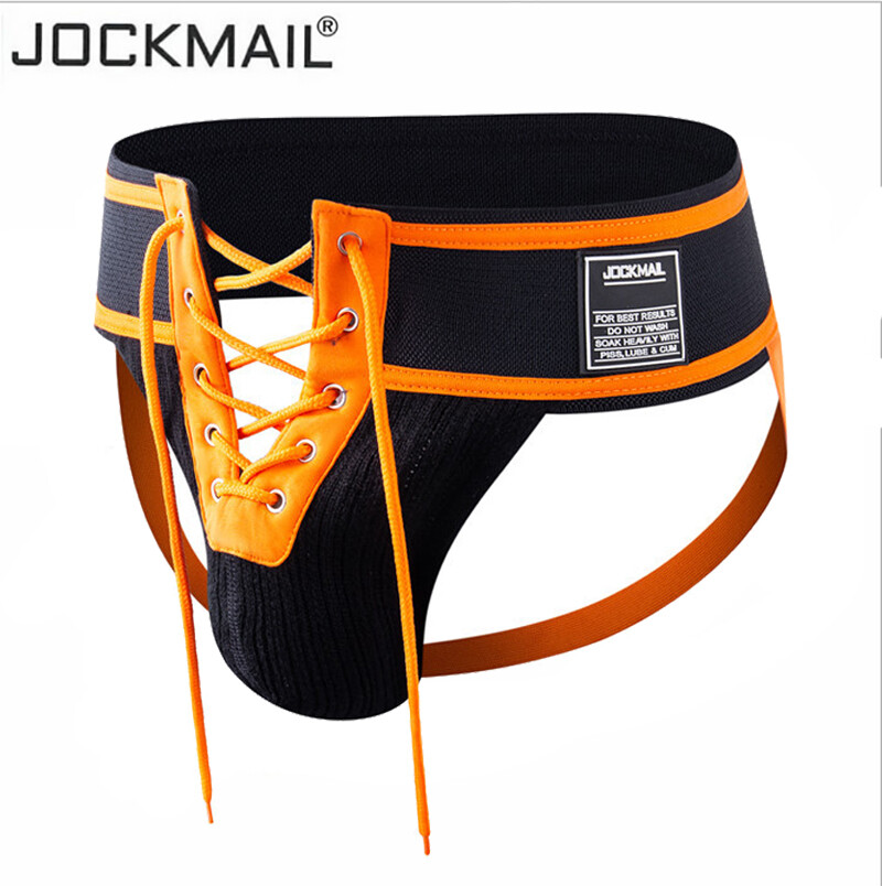 JOCKMAIL Mens Jockstrap Athletic Supporter Jock Strap Wide Band Underwear String
