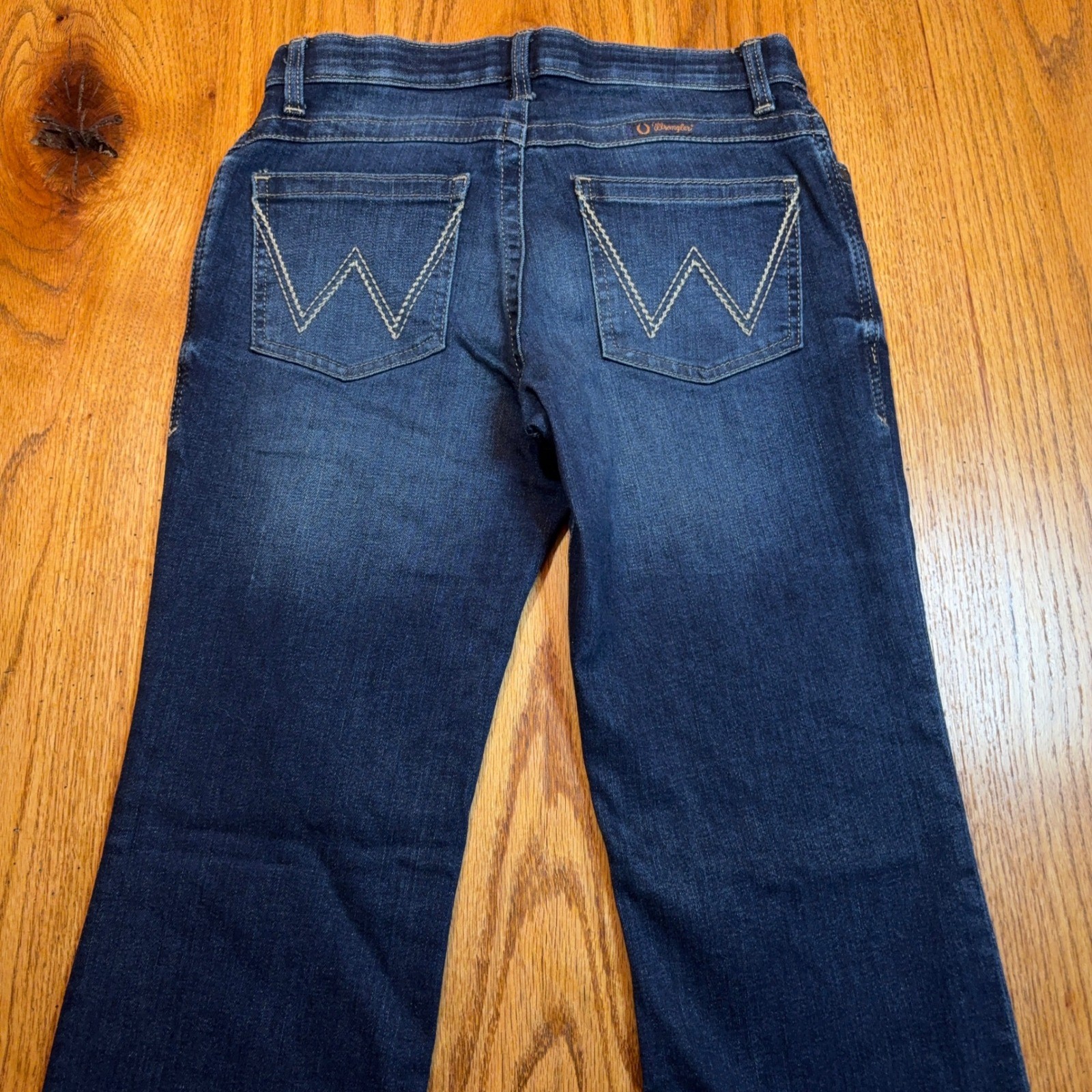 Wrangler Willow Ultimate Riding Jeans Womens 7 (30X31) Boot Cut Mid Rise Denim