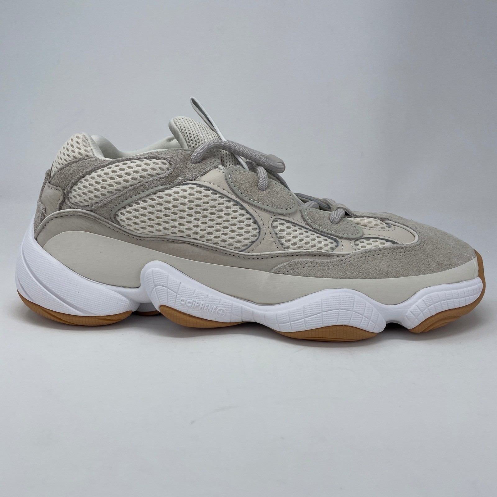 Adidas Yeezy 500 Stone Taupe Mens Sneakers ID1600 Grey Gum Sole Size 10.5 NIB