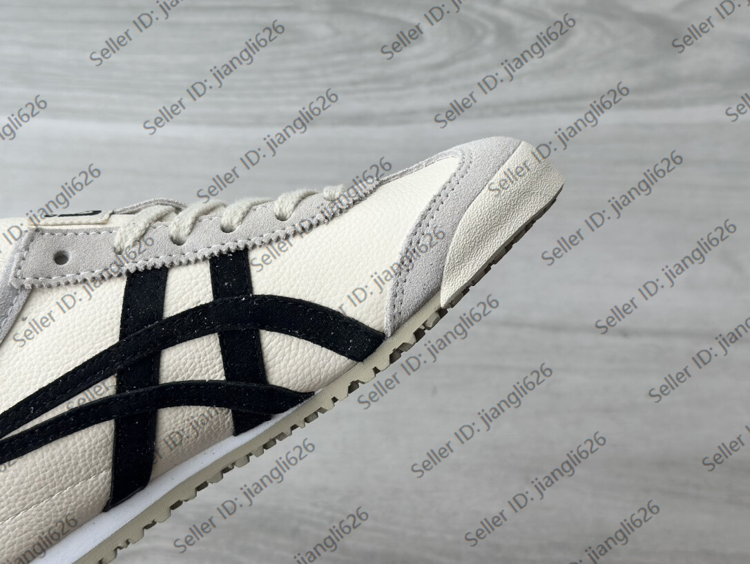 NEW Onitsuka Tiger Mexico 66 Classic Unisex Shoes Birch/Black Vintage Sneakers