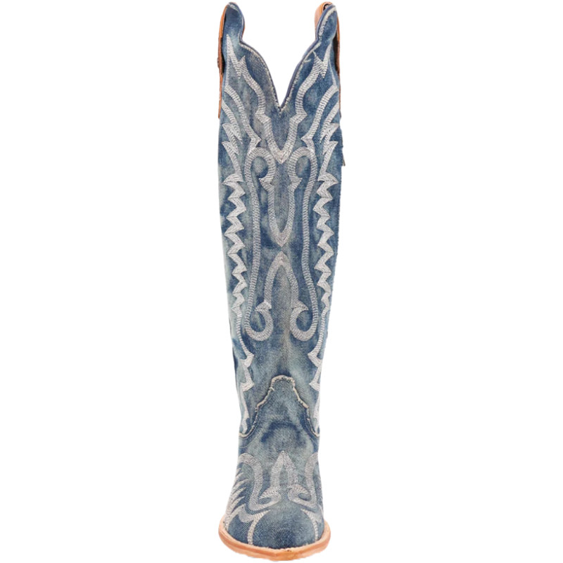 Dan Post Ladies Denim Darlin’ Blue Leather Boots DP5108