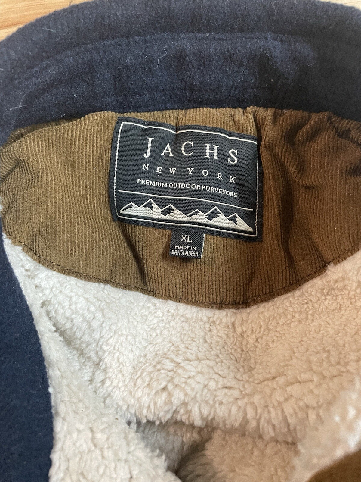 Jachs New York Sharpa Lined Button Up Shirt Sz XL. EUC ( Heavy Thick )