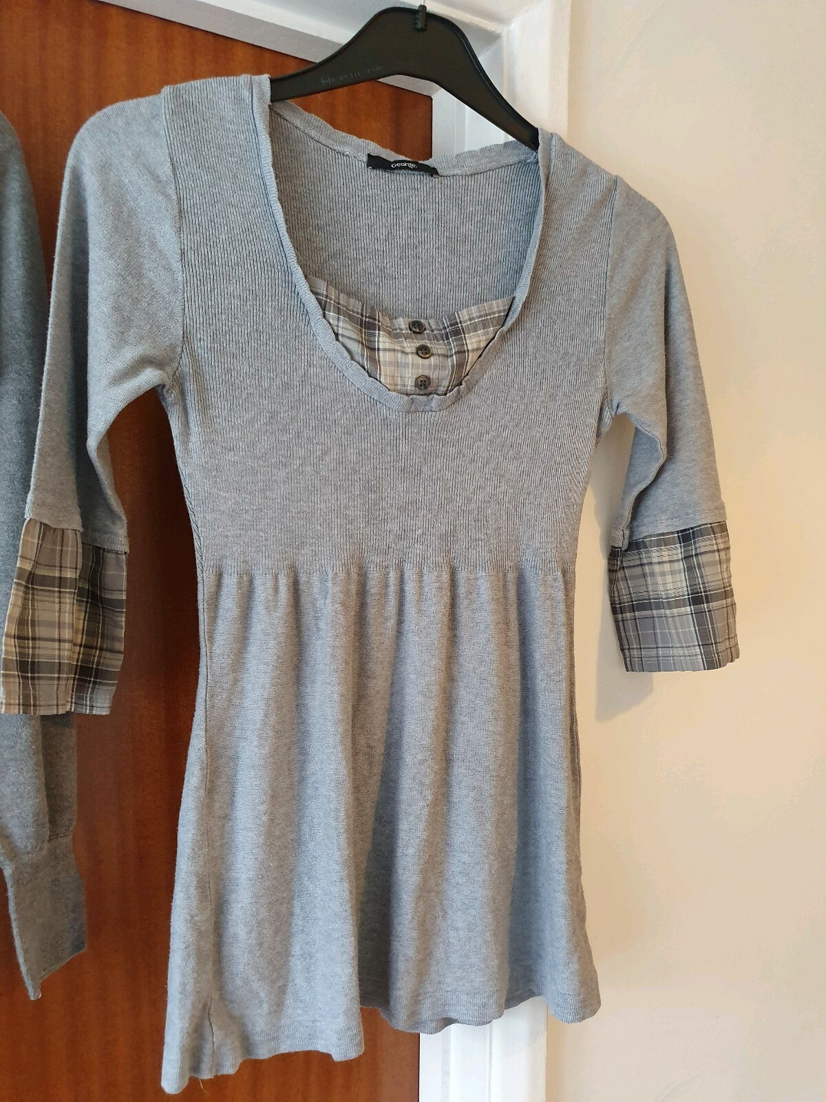 Womens size 8 Jumper dress bundle grey 2 items inc Oasis see description